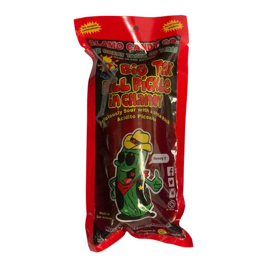 Big Tex Dill Pickle in Chamoy